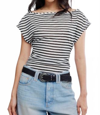 Free People Ellie Top In Black Combo