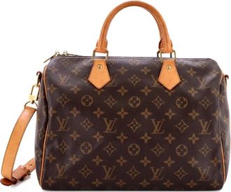 Louis Vuitton Speedy Bandouliere Bag Monogram Canvas 30 shoulder bag - Bruin