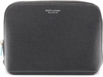 Saint Laurent Black Leather Pouch (Pre-Owned)