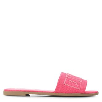 DKNY Womens DKNY Willow Flat Sliders in Pink