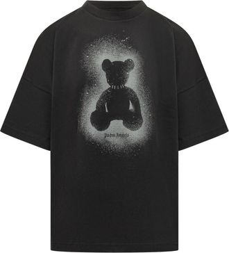 Palm Angels Black Graphic T-Shirt