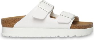 Birkenstock Arizona Papillio Witte Vegan Sandalen - Dames - Sandalen - Wit - 36 EU - Leer - Schoenen