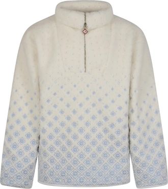 Casablanca Fleece Jassen - Heren - Zomerjassen - Wit - L - Jassen