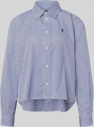 Polo Ralph Lauren Slim Fit Hemdbluse aus reiner Baumwolle in Royal, Gr&ouml;&szlig;e XL