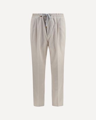 Brunello Cucinelli Corduroy drawstring Pants Male 44