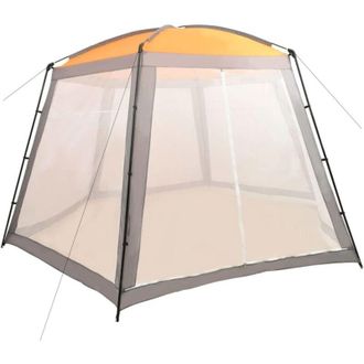 vidaXL Carpa Para Piscina De Tela Gris 500x433x250 Cm Vidaxl