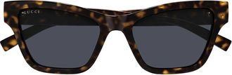 Gucci Sunglasses Gg1982 S 002 Brown/Blue Women