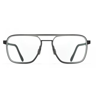 Blackfin Bf868 Ventura Rectangular Frame Beta-Titanium Eyeglasses with Double Bridge Design
