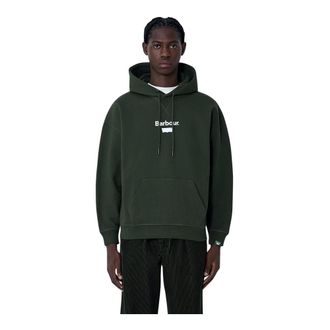 Levi's Hoodies, male, Green, Size: S Logo Motif Sweatshirt