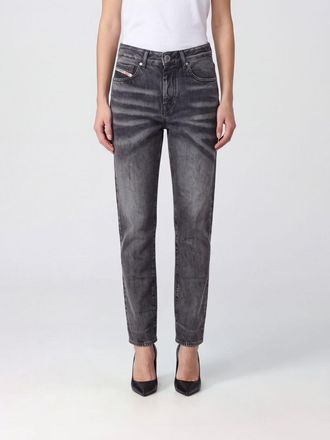 Diesel Jeans skinny a vita media in denim di cotone modello 5 tasche