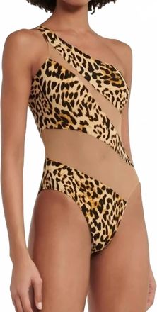 Norma Kamali Mio Swimsuit In Brown