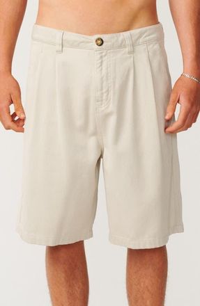 Rip Curl Disorder Cotton Twill Walk Shorts in Cool Grey at Nordstrom, Size 32