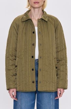 Pistola Denim Sawyer Channel Quilted Jacket in Olive at Nordstrom Rack, Size X-Large
