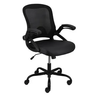 Elama Mid Back Adjustable Office Chair in Black at Nordstrom