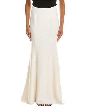Michael Kors Wool-Blend Fishtail Maxi Skirt