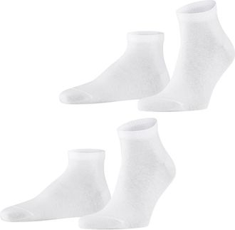 Falke Happy Cotton Sneaker Socks in White at Nordstrom, Size Medium