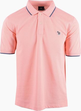 Paul Smith Mens PAUL SMITH REG FIT POLO SHIRT PINK - Size: 38