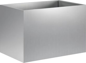 vidaXL Macetero De Jard&iacute;n Plateado 50 X 40 X 40 Cm Acero Galvanizado Vidaxl