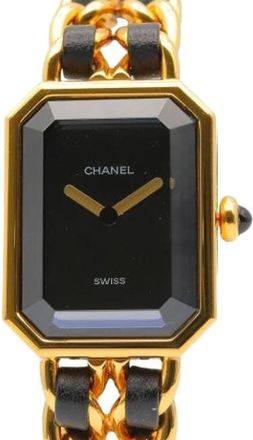 Chanel Pre-owned Vintage Glazen Horloge - Dames - Vintage Horloges - Zwart - ONE Size - Vintage