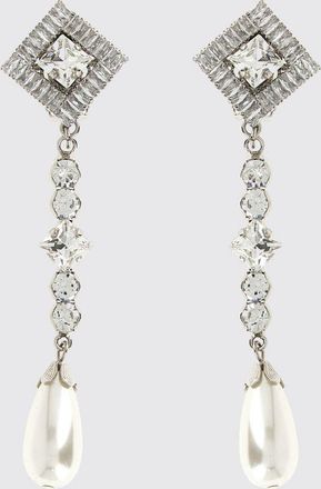 Alessandra Rich Orecchini pendenti con cristalli Alessandra Rich