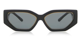 Tory Burch TY9070U 179187 Womens Sunglasses Black Size 55