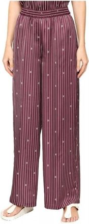 HUGO BOSS Broeken - Dames - Wijde Broeken - Rood - S - Broeken