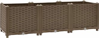 vidaXL Arriate 120x40x38 Cm Polipropileno Vidaxl