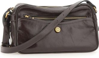 Gianni Chiarini Cora Crossbody Tas - Dames - Schoudertassen - Bruin - ONE Size - Leer - Tassen