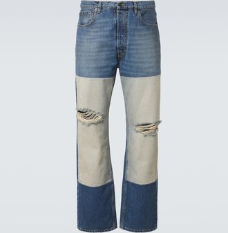 Maison Margiela Distressed straight jeans
