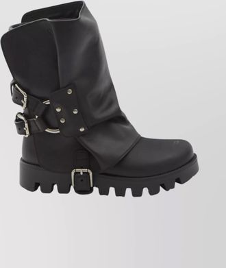 Dolce & Gabbana leather ankle boots