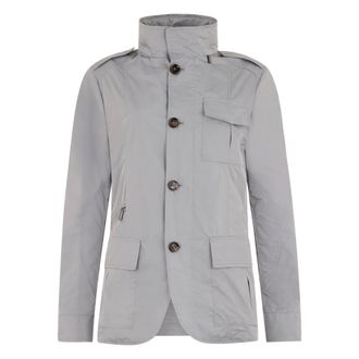 Moorer Light Jackets, male, Gray, Size: XS Porto Jacket