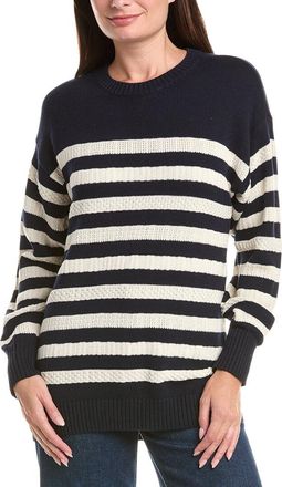 Frame Denim The Variation Stripe Crewneck Sweater