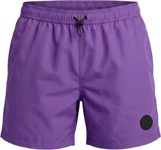 Trussardi Beachwear Shorts - Heren - Badkleding - Paars - Maat: L Poliester