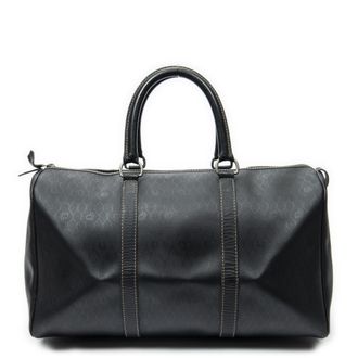 Dior Pre-owned Womens Vintage Medium Travel Boston Bag - Black - One Size