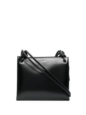 Jil Sander small Giro leather crossbody bag - women - Leather - OS - Black