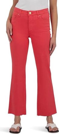 Kut from the Kloth KUT from the Kloth Kelsey Ankle Jeans Womens Strawberry Denim Flare Leg RED955
