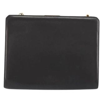 Ferragamo Pre-owned Shoulder Bag - Dames - Pre-owned - Zwart - Maat: ONE Size Leer