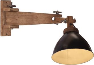 vidaXL L&aacute;mpara De Pared 25 W E27 Negro Vidaxl