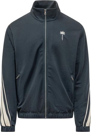 Palm Angels Palm Track Jacket - Heren - Trainingsjackets - Blauw - L - Fitness