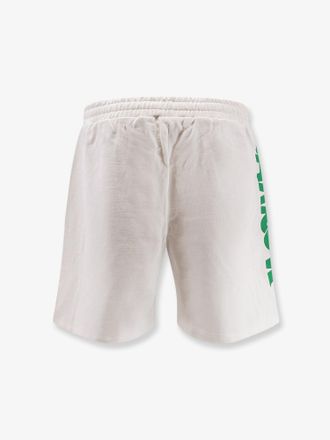 Barrow Mens Cotton Bermuda Shorts White
