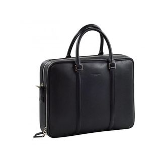 Pourchet Ethan Documenten Aktetas - Heren - Laptoptassen - Zwart - ONE Size - Leer - Tassen