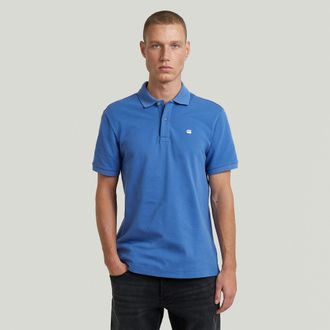 G-Star Oluv Slim G Polo - Midden blauw - Heren