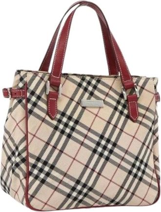 Burberry Pre-owned Handbags, female, Beige, Size: ONE SIZE Pre-owned Hand Bag