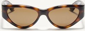 Valentino Occhiale Cat-Eye In Acetato Donna HAVANA/MARRONE 54