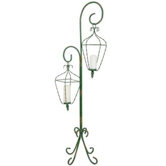 Wanderlust Deco Wanderlust Deco - Faroles Con Soporte De Metal 35x31x115h Cm