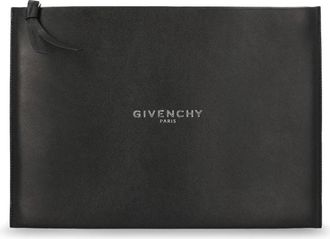 Givenchy Antigona Stamped Large Pouch - Heren - Laptoptassen - Zwart - ONE Size - Leer - Tassen
