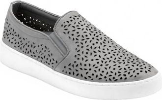 Vionic Womens Splendid Midi Perf Slip On Sneakers In Grey