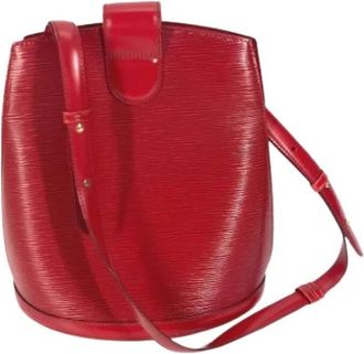 Louis Vuitton Pre-owned Epi Leather Shoulder Bag - Dames - Vintage Schoudertas - Rood - ONE Size - Leer - Vintage
