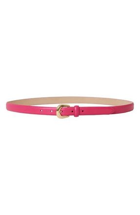 B-Low The Belt Kennedy Mini Leather Belt in Fuchsia Gold at Nordstrom, Size X-Small