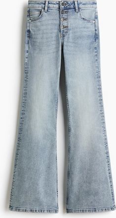 H&M Flared High Jeans - Blue